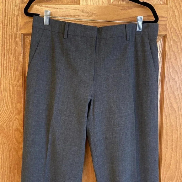 Gap Straight Fit Favorite Trouser Stretch Size 12 Charcoal Gray Y2K 90s - Picture 2 of 6
